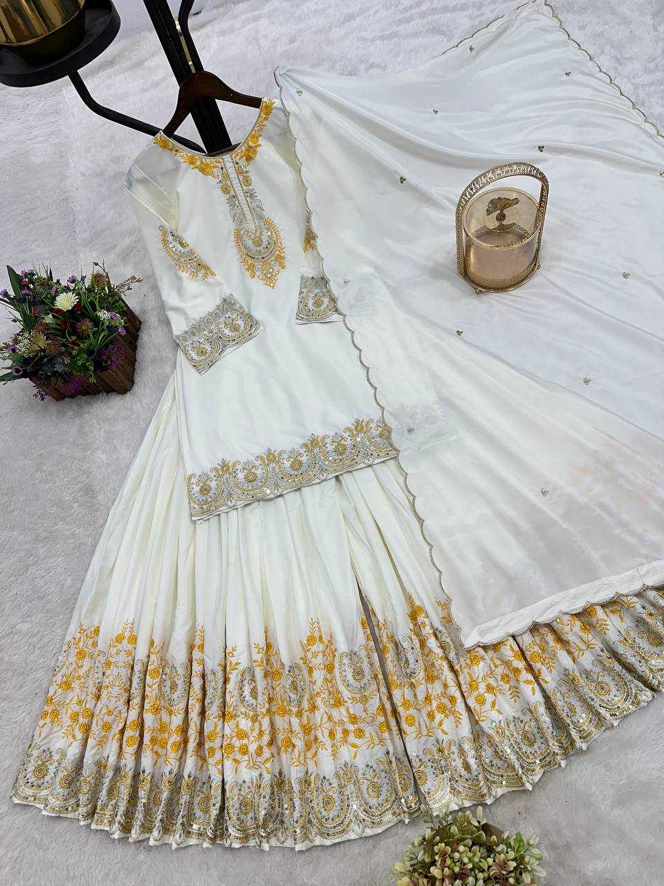 Ynf Crepe KESH461 1704 Suits & Dresses Wholesale Sharara Salwar Suits Party wear suits Wedding Suits Manufacturer