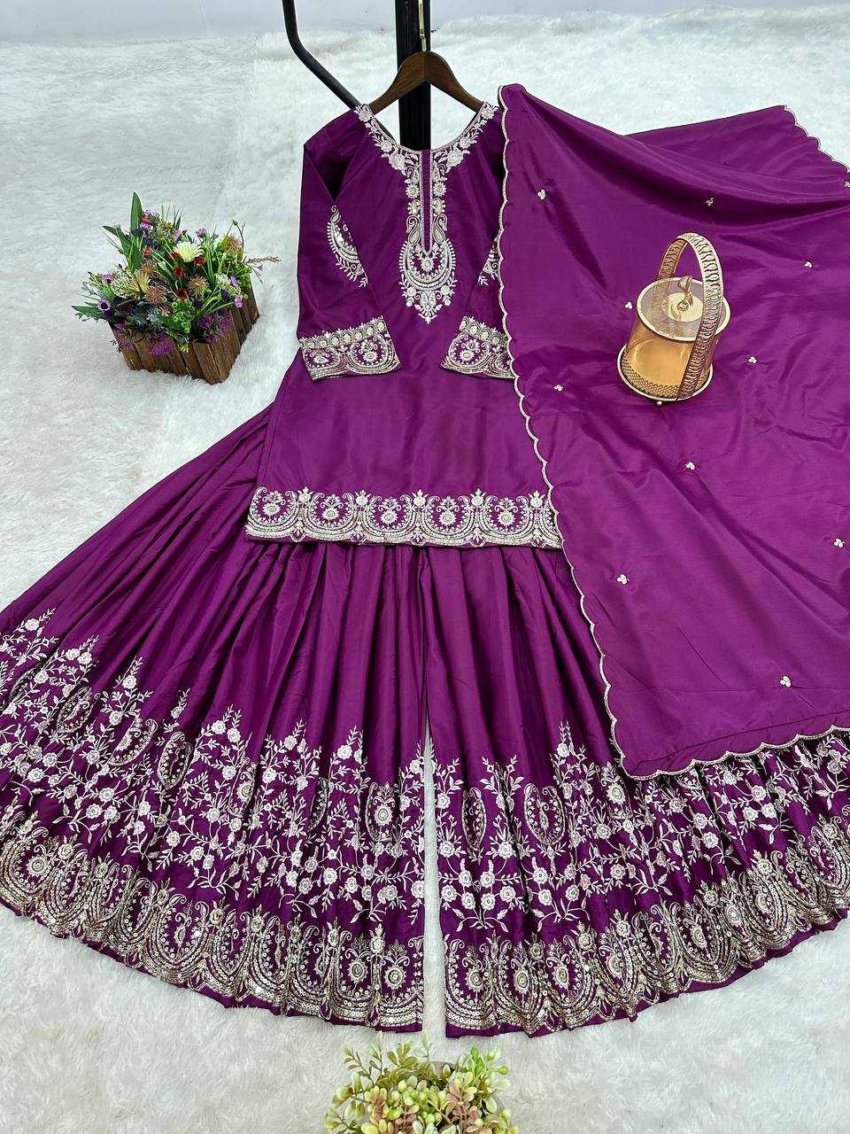 Ynf Crepe KESH461 1704 Suits & Dresses Wholesale Sharara Salwar Suits Party wear suits Wedding Suits Manufacturer