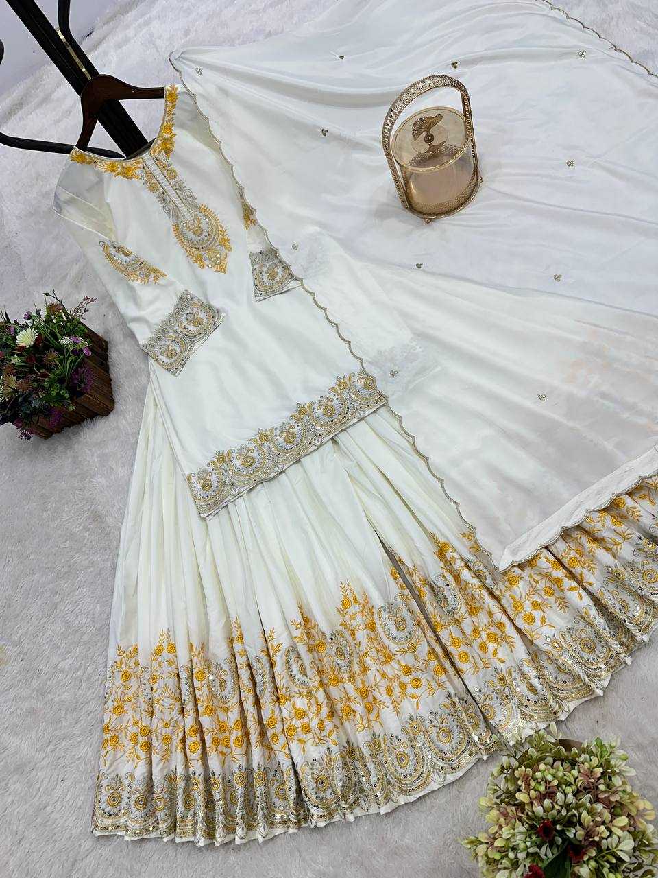 Ynf Crepe KESH461 1704 Suits & Dresses Wholesale Sharara Salwar Suits Party wear suits Wedding Suits Manufacturer