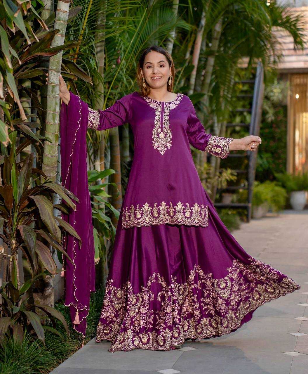 Ynf Crepe KESH461 1704 Suits & Dresses Wholesale Sharara Salwar Suits Party wear suits Wedding Suits Manufacturer