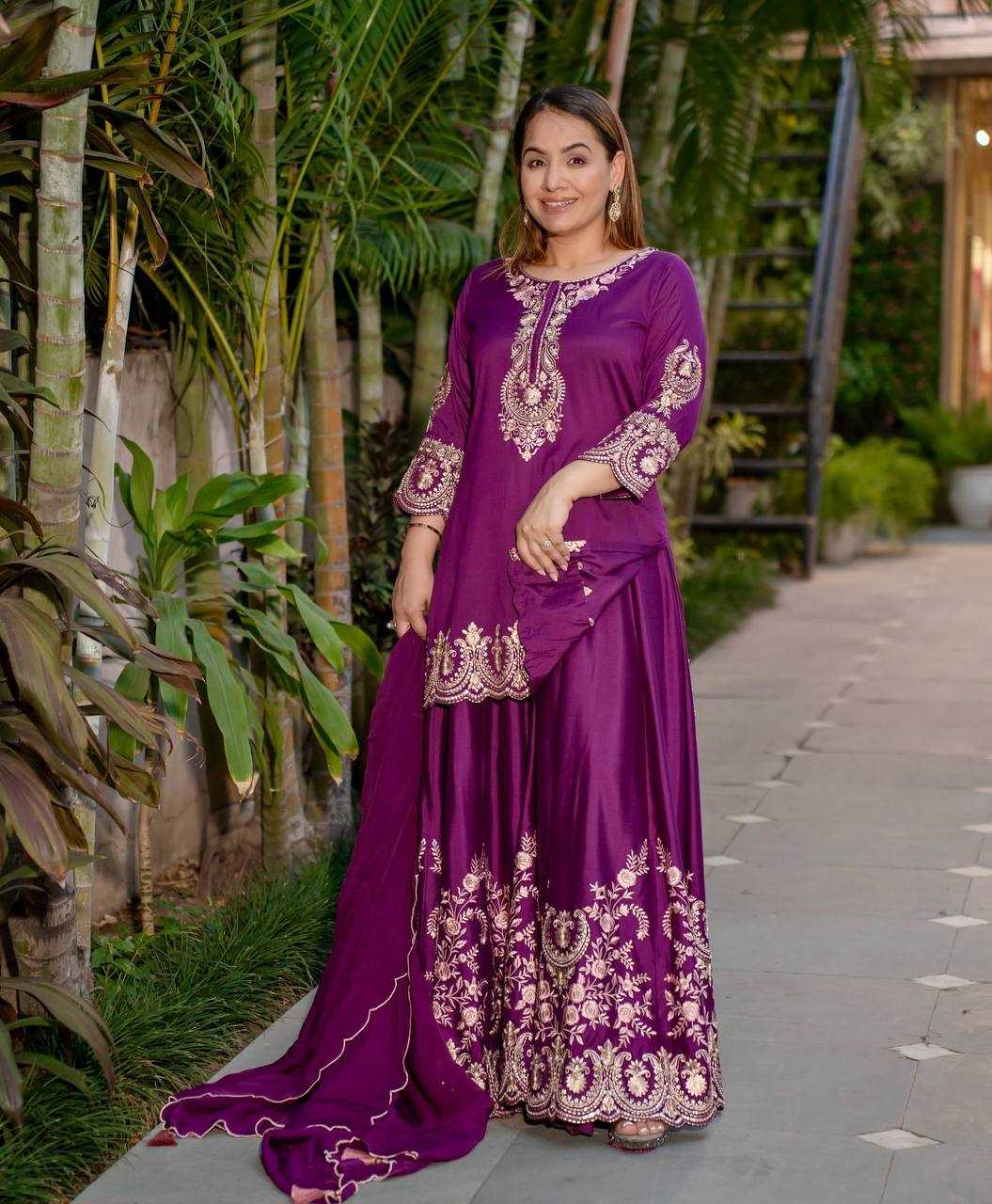 Ynf Crepe KESH461 1704 Suits & Dresses Wholesale Sharara Salwar Suits Party wear suits Wedding Suits Manufacturer