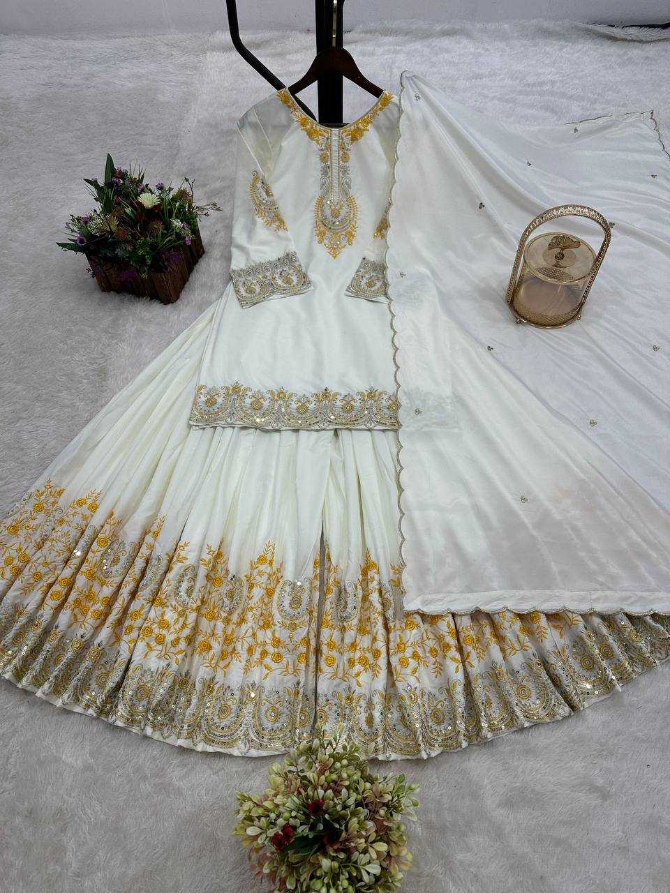 Ynf Crepe KESH461 1704 Suits & Dresses Wholesale Sharara Salwar Suits Party wear suits Wedding Suits Manufacturer