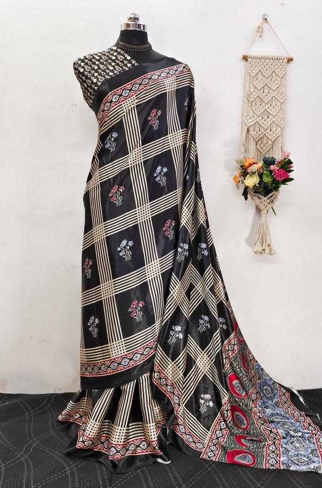 Ynf Crepe KESH484 306 Sarees Wedding Collections Festive Collections Wholesale Designer Sarees Printed Sarees Ajrakh Sarees Manufacturer