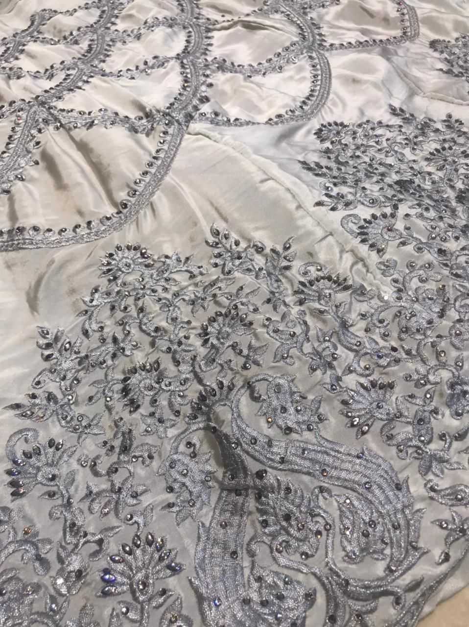 Ynf Crepe KESH494 1091 Lehengas Wedding Collections Festive Collections Wholesale Wedding Lehenga Embroidered Lehenga Onam Collections Manufacturer
