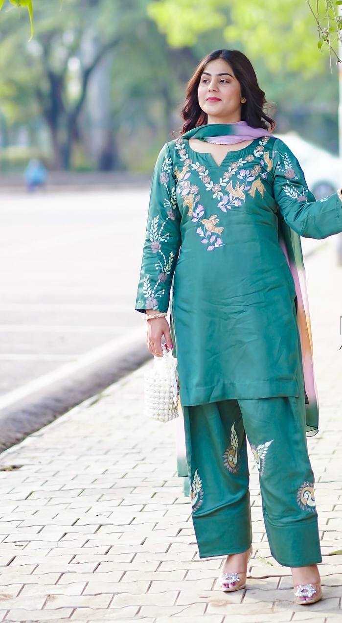 Ynf Crepe RIN110 367 Suits & Dresses Wedding Collections Festive Collections Wholesale Indo Western Dresses Embroidery Suits Ladies Salwar Suits Manufacturer
