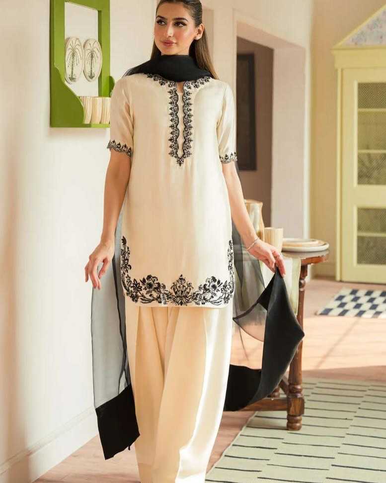 Ynf Crepe RIN197 4715 Suits & Dresses Wholesale Embroidery Suits Bridal Suits Designer Suits Manufacturer