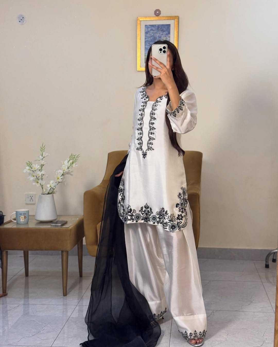 Ynf Crepe RIN197 4715 Suits & Dresses Wholesale Embroidery Suits Bridal Suits Designer Suits Manufacturer