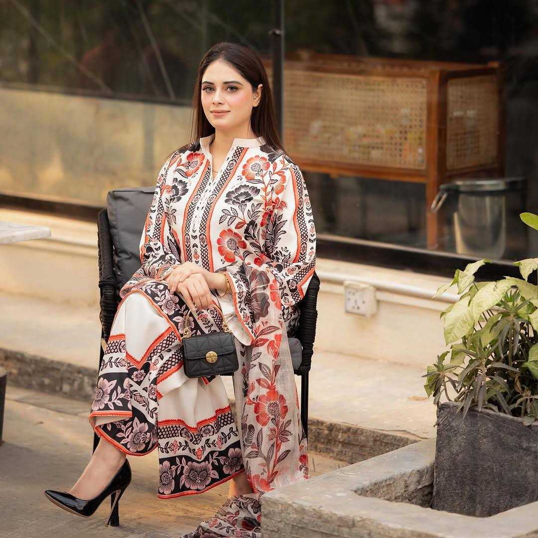 Ynf Crepe RIN197 4781 Suits & Dresses Wholesale Printed Suits Bridal Suits Designer Suits Manufacturer