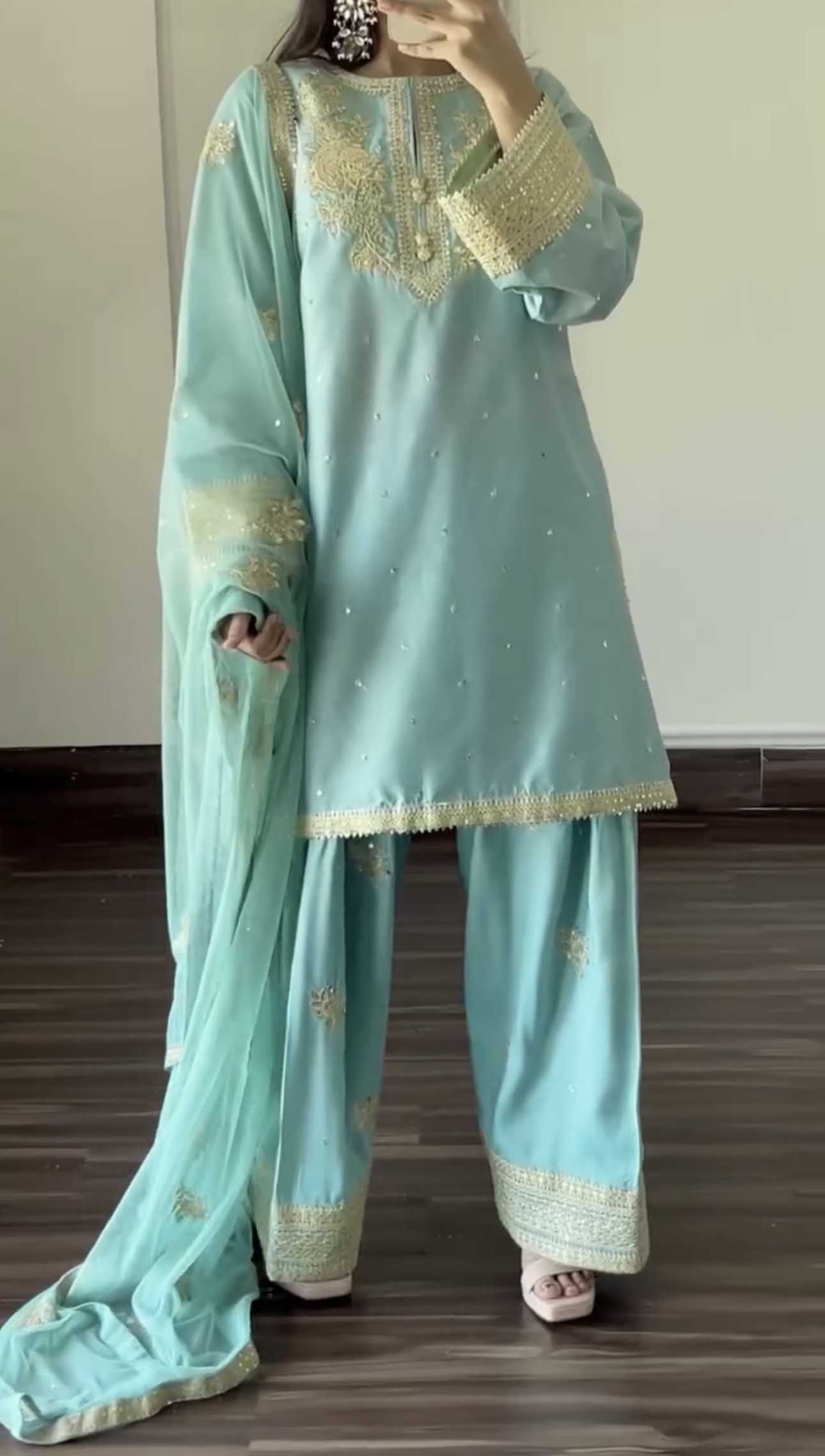 Ynf Crepe RIN197 4782 Suits & Dresses Wholesale Embroidery Suits Party wear suits Bridal Suits Manufacturer