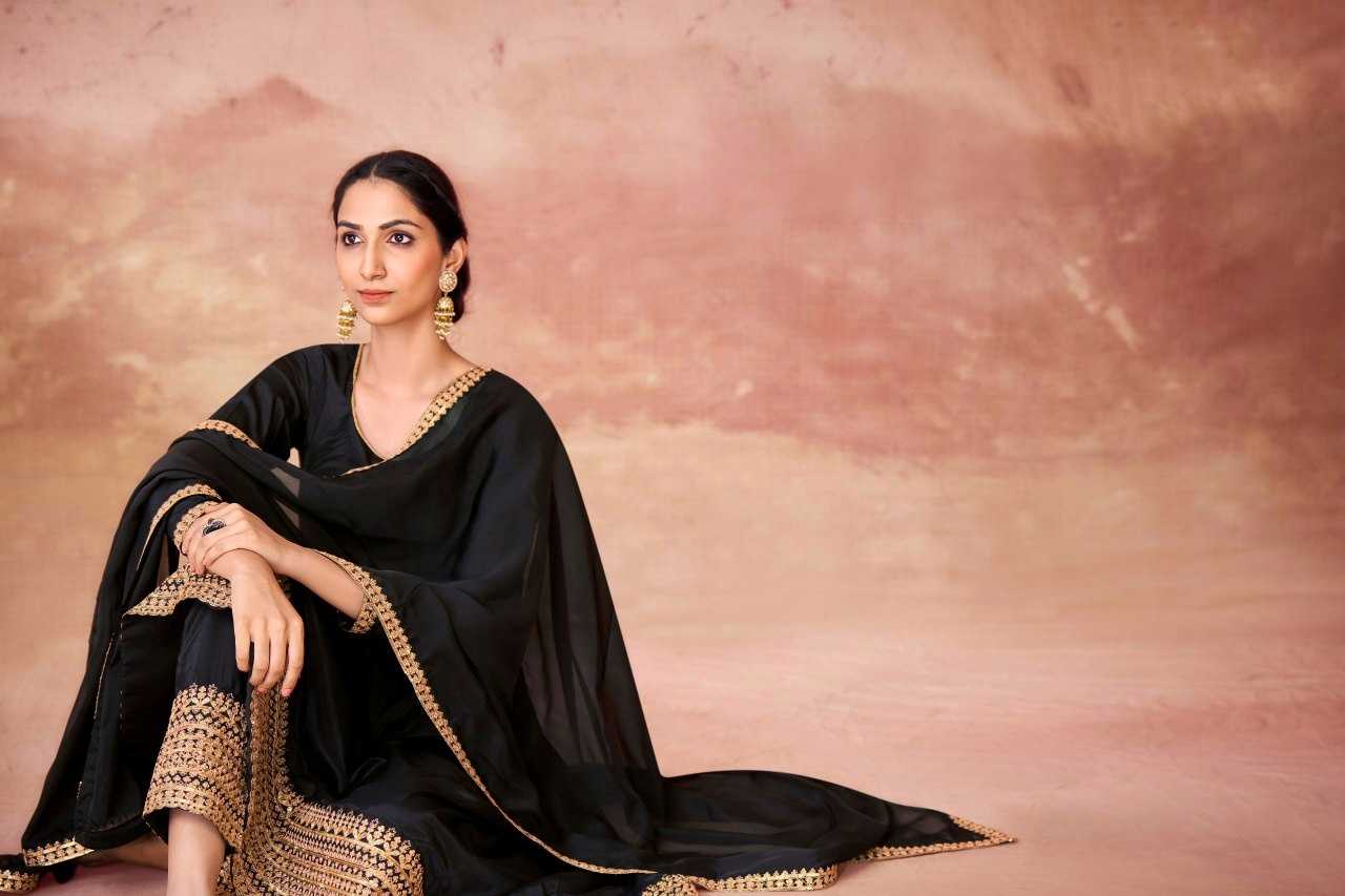 Ynf Crepe RIN197 4799 Suits & Dresses Wholesale Party wear suits Bridal Suits Designer Suits Manufacturer