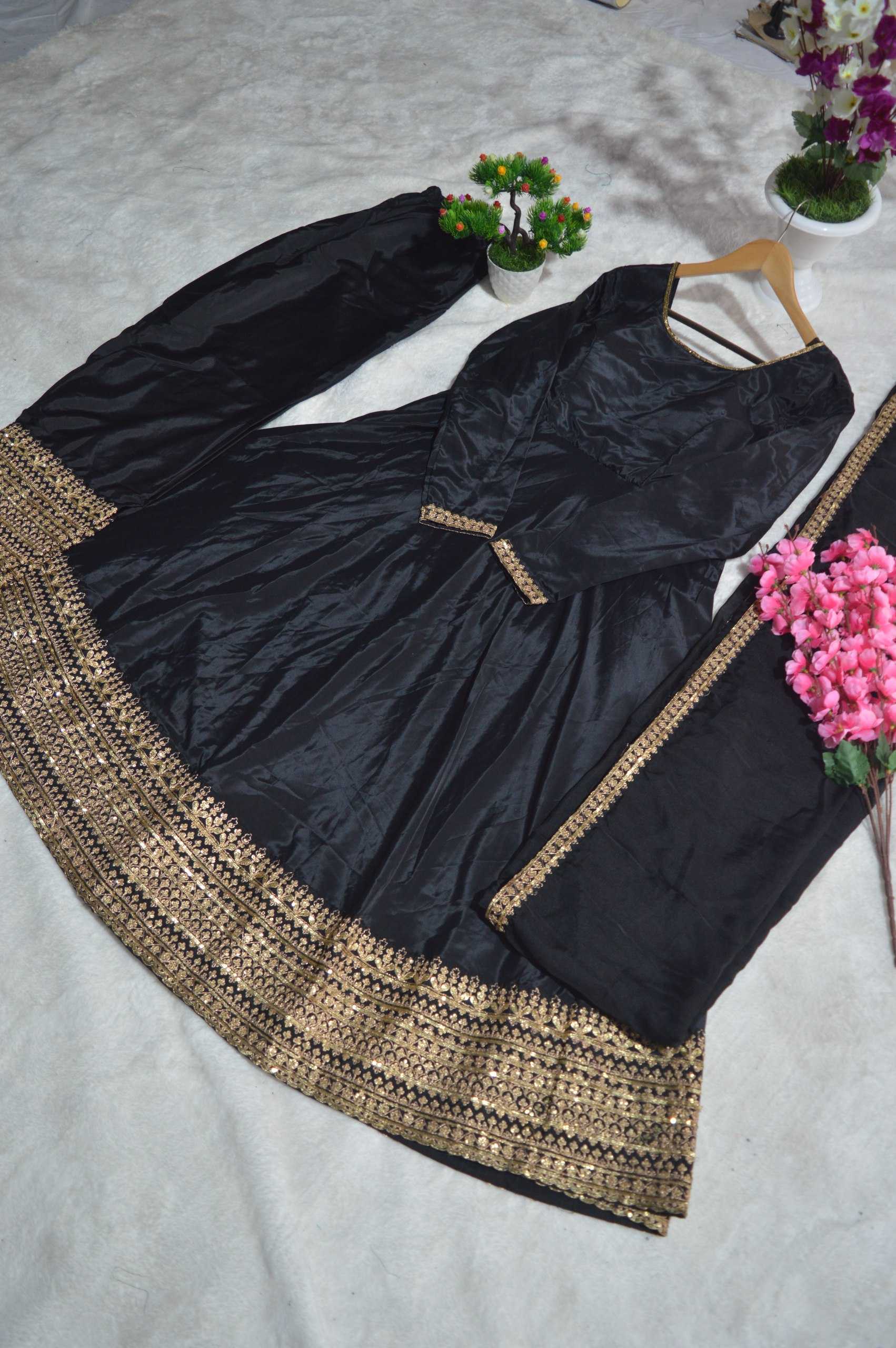 Ynf Crepe RIN228 292 Suits & Dresses Wedding Collections Wholesale Embroidery Suits Sangeet Outfits Manufacturer