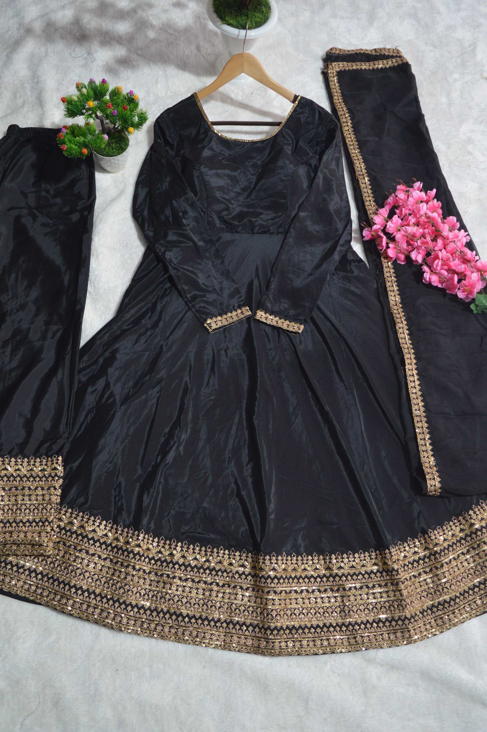 Ynf Crepe RIN228 292 Suits & Dresses Wedding Collections Wholesale Embroidery Suits Sangeet Outfits Manufacturer