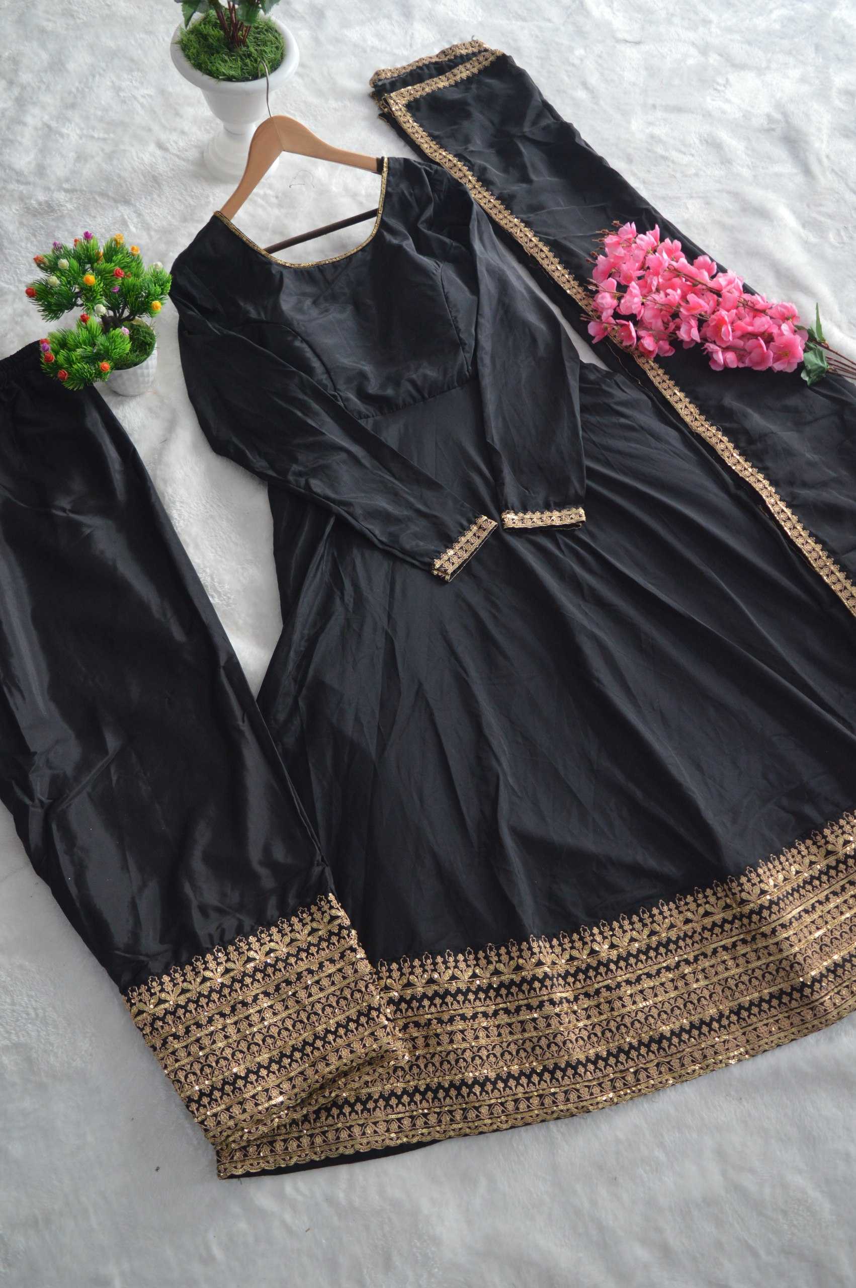 Ynf Crepe RIN228 292 Suits & Dresses Wedding Collections Wholesale Embroidery Suits Sangeet Outfits Manufacturer