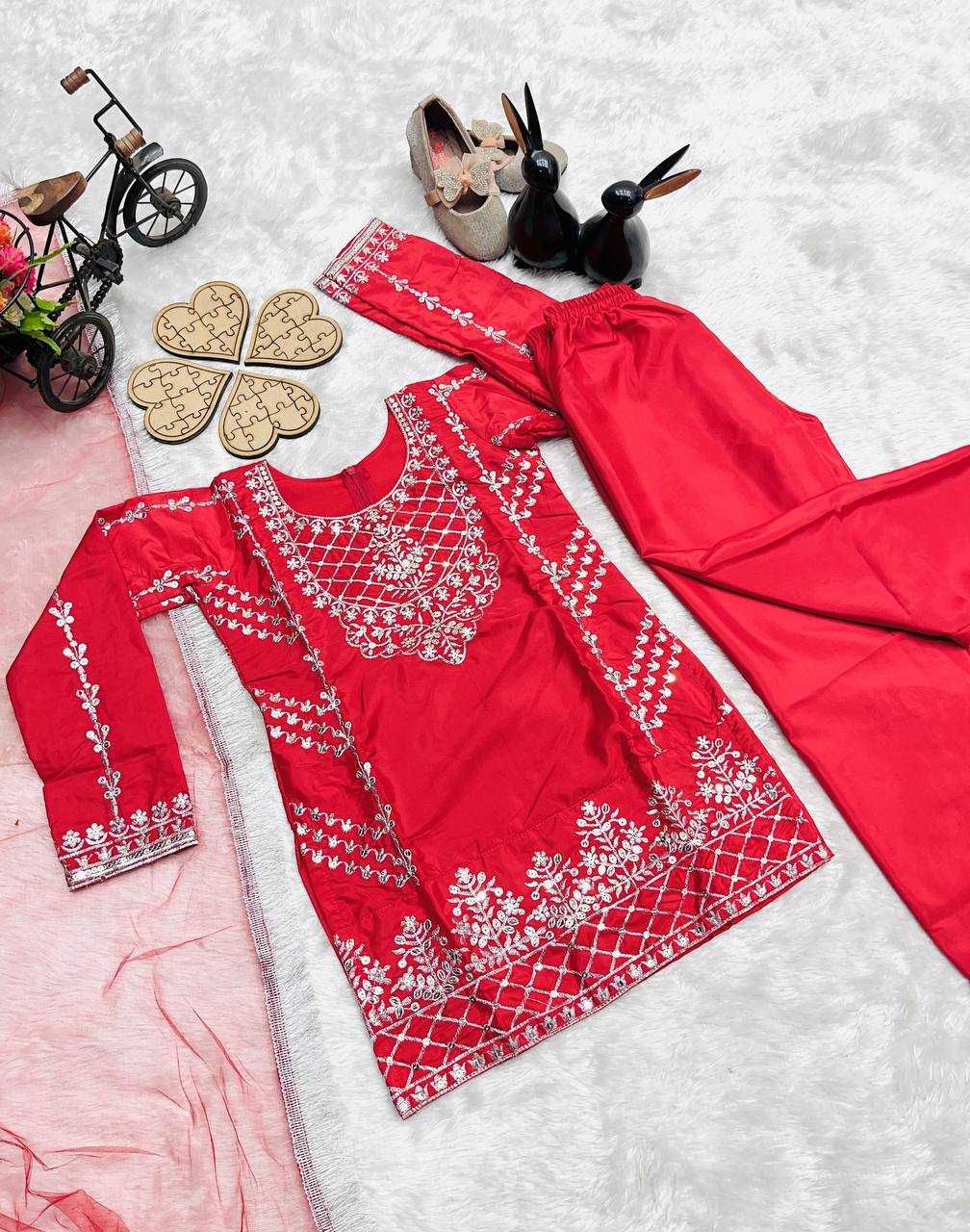 Ynf Crepe Silk KESH415 214 Kids Wear Wholesale Kids Lehenga Ethnic Dresses For Kids Indian Wear For Kids Manufacturer