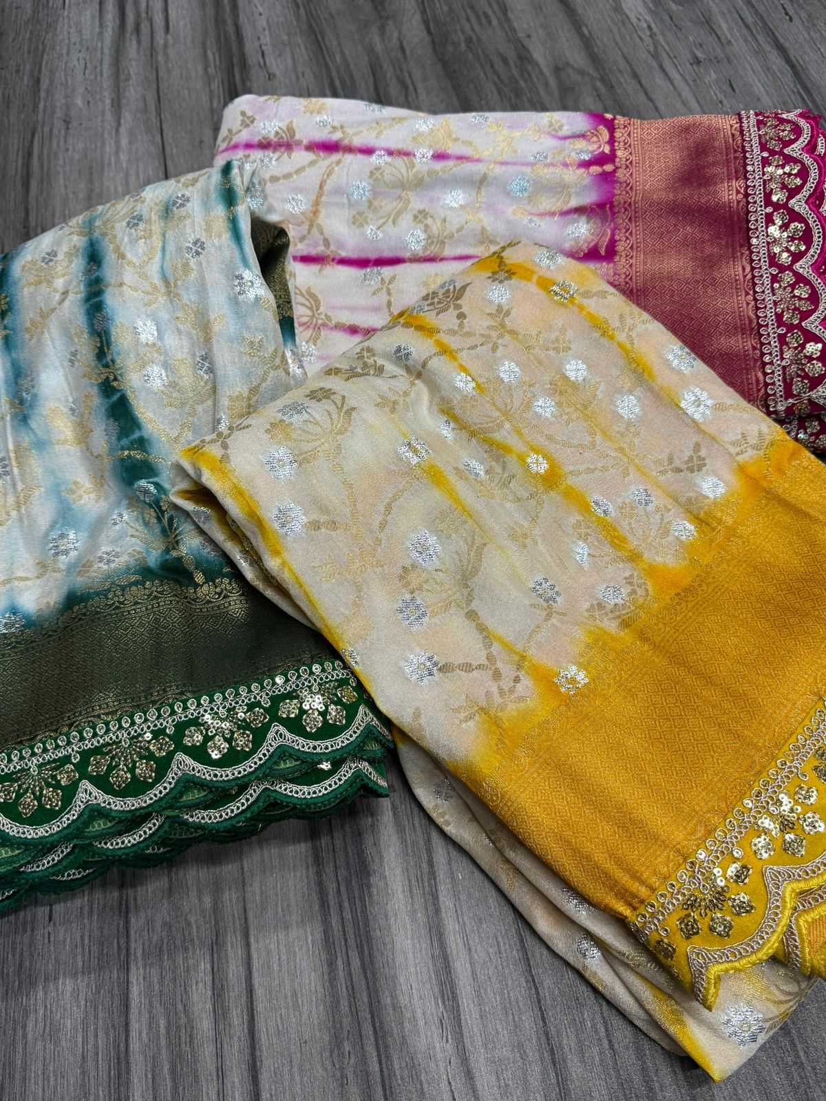 Ynf Crepe Silk KESH484 Shibhori Dyeing Silk Sarees Wedding Collections Wholesale Khadi Silk Sarees Crepe Silk Saree Designer Silk Sarees Manufacturer