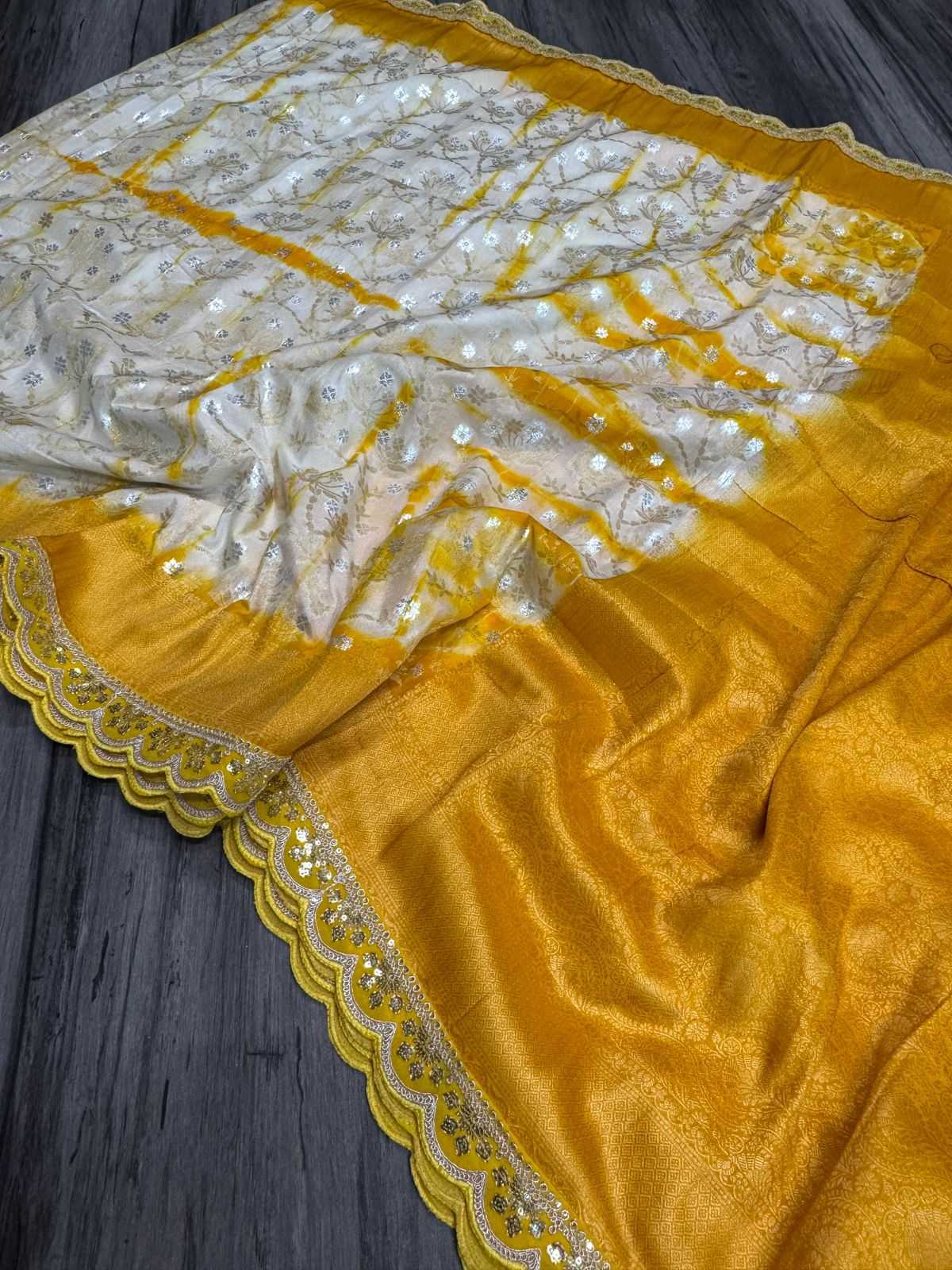Ynf Crepe Silk KESH484 Shibhori Dyeing Silk Sarees Wedding Collections Wholesale Khadi Silk Sarees Crepe Silk Saree Designer Silk Sarees Manufacturer