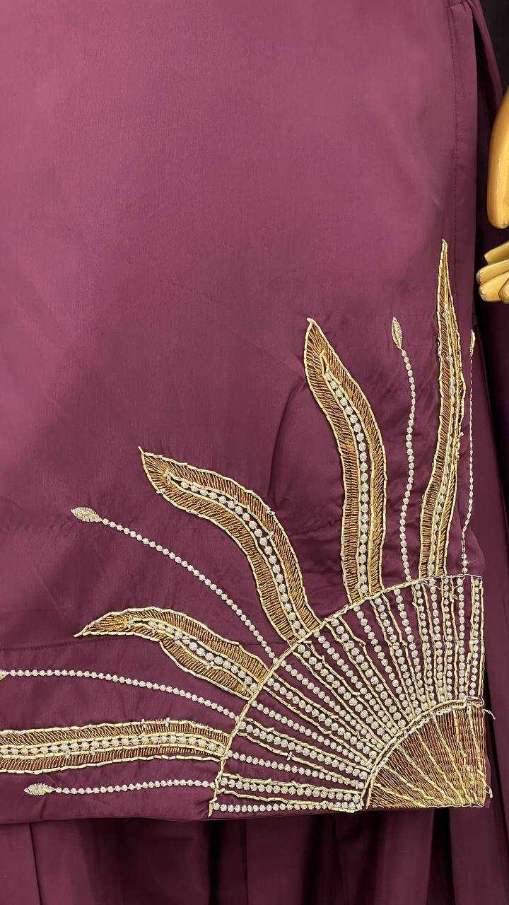 Ynf Crepe Silk KESH499 3120 Suits & Dresses Wholesale Party wear suits Silk Suits Handwork Suits Manufacturer