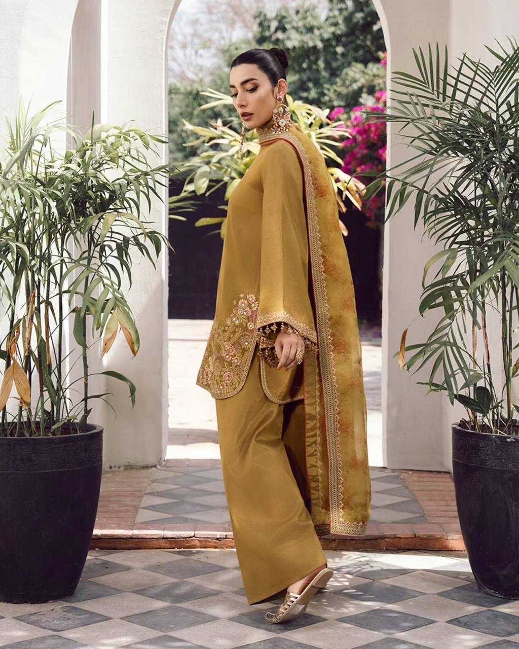 Ynf Crepe Silk KESH499 515 Suits & Dresses Wholesale Embroidery Suits Ladies Silk Suit Designer Suits Manufacturer