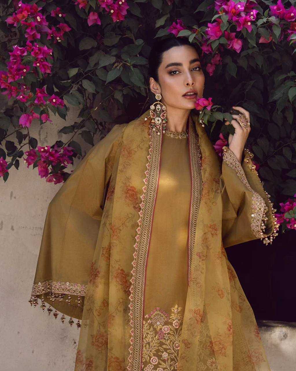 Ynf Crepe Silk KESH499 515 Suits & Dresses Wholesale Embroidery Suits Ladies Silk Suit Designer Suits Manufacturer