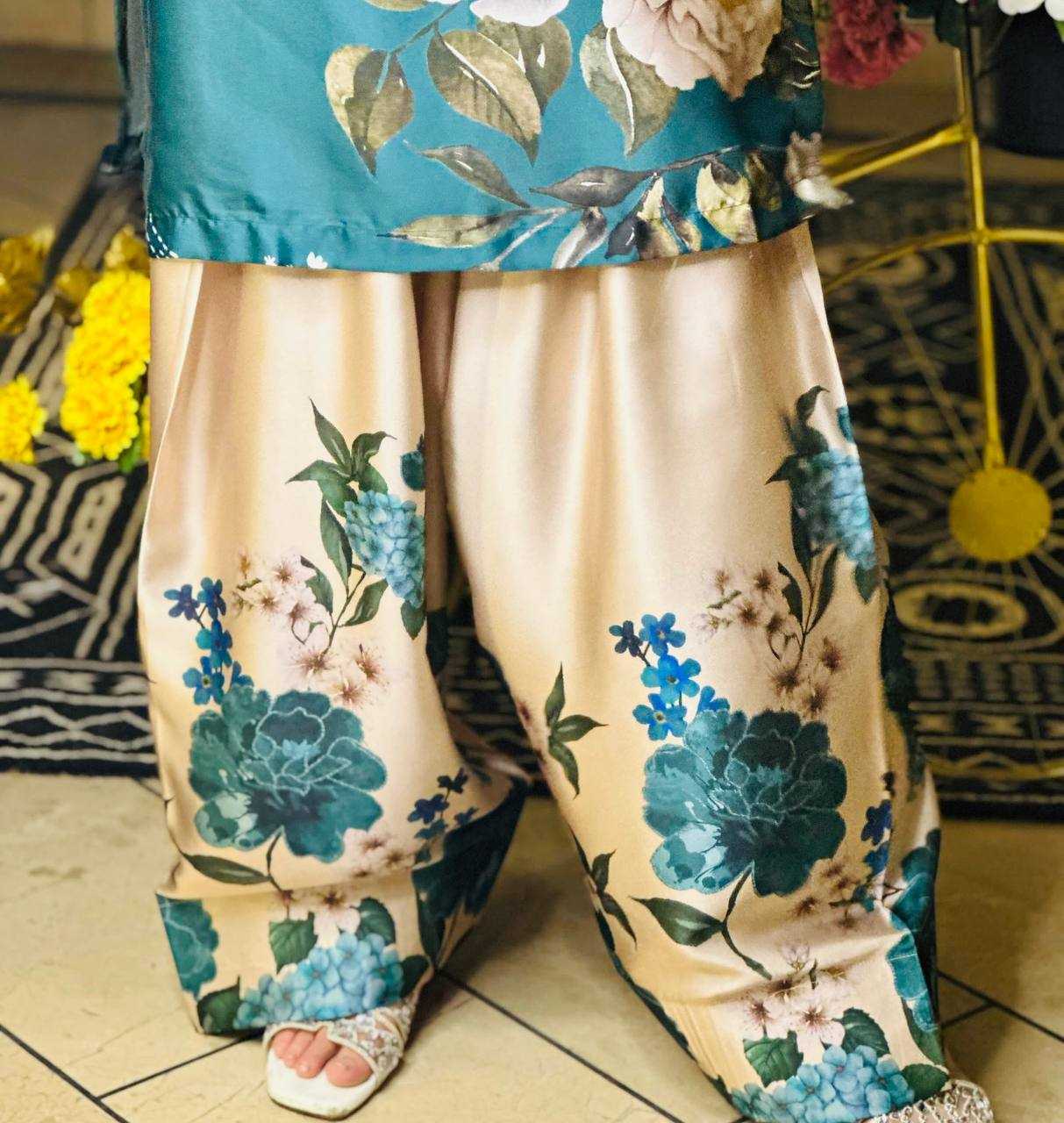 Ynf Crepe Silk KESH499 5275 Suits & Dresses Wholesale Palazzo Suit Party Wear Dresses Manufacturer
