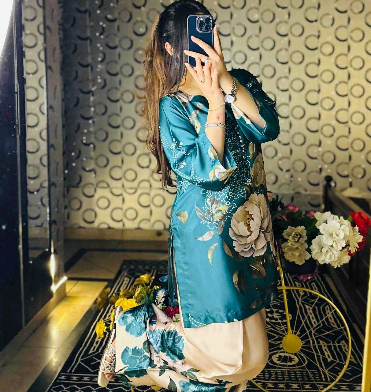 Ynf Crepe Silk KESH499 5275 Suits & Dresses Wholesale Palazzo Suit Party Wear Dresses Manufacturer