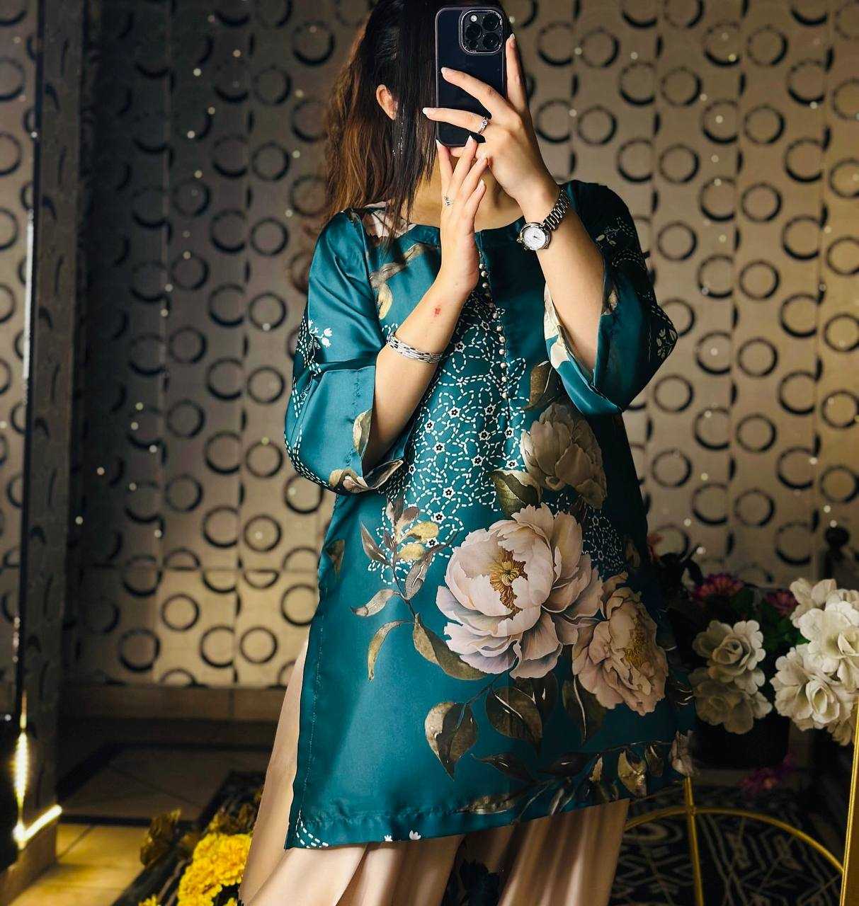 Ynf Crepe Silk KESH499 5275 Suits & Dresses Wholesale Palazzo Suit Party Wear Dresses Manufacturer