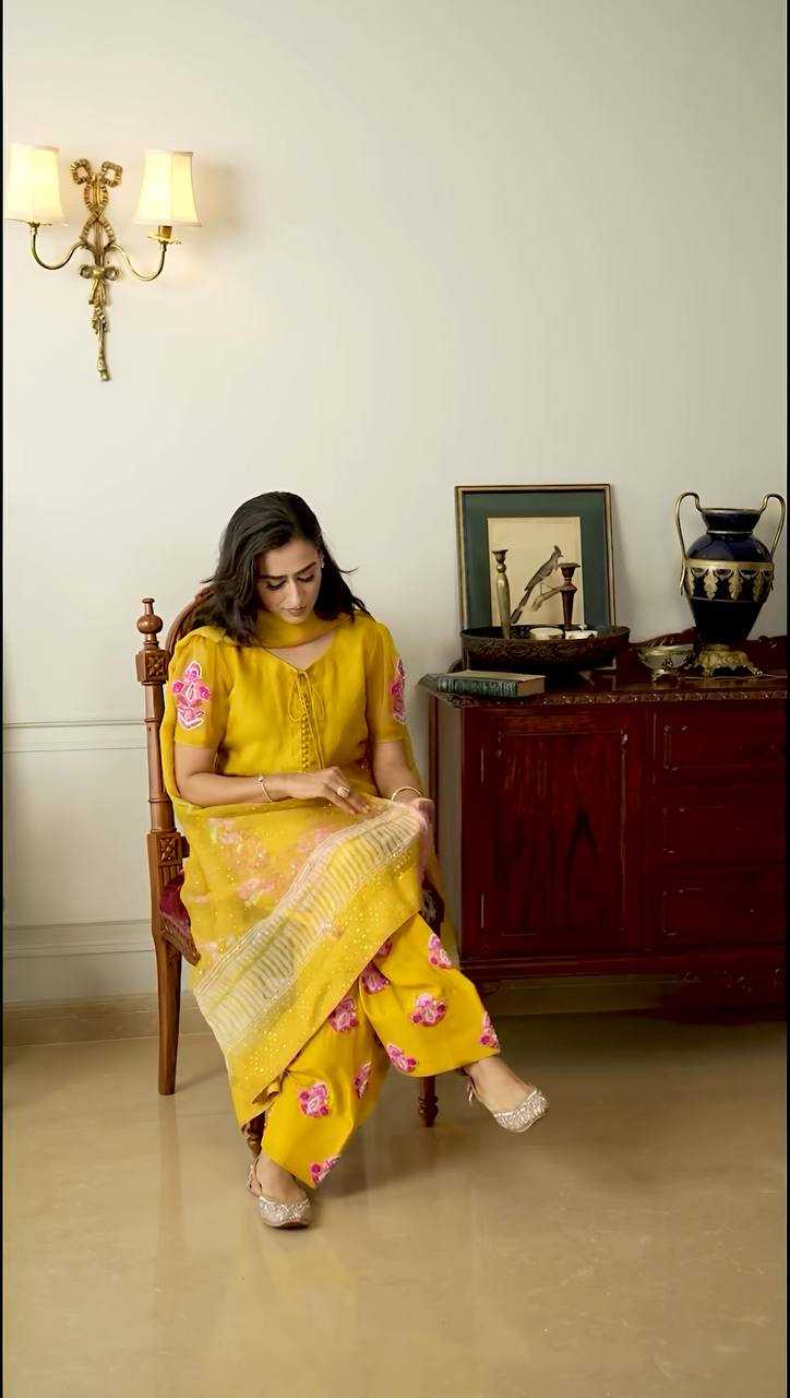Ynf Crepe Silk KESH499 859 Suits & Dresses Wholesale Embroidery Suits Ladies Silk Suit Designer Suits Manufacturer