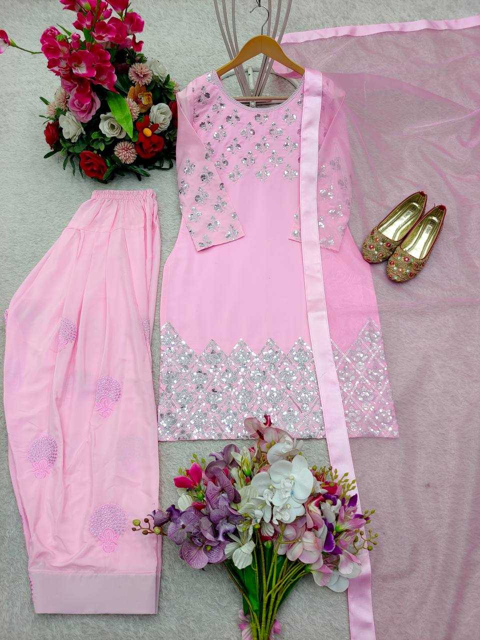 Ynf Crepe Silk KESH506 1197 Suits & Dresses Wholesale Ladies Suits Embroidery Suits Designer Suits Manufacturer