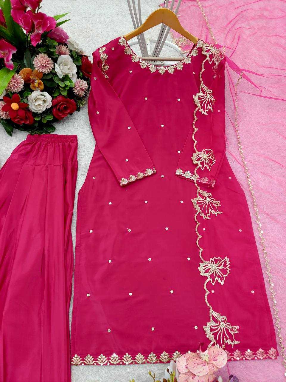 Ynf Crepe Silk KESH506 1198 Suits & Dresses Wholesale Ladies Suits Embroidery Suits Designer Suits Manufacturer