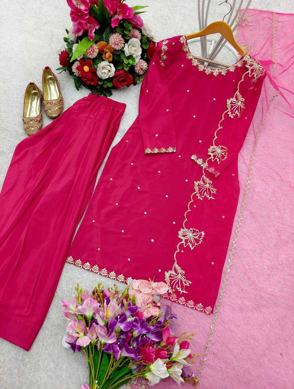 Ynf Crepe Silk KESH506 1198 Suits & Dresses Wholesale Ladies Suits Embroidery Suits Designer Suits Manufacturer