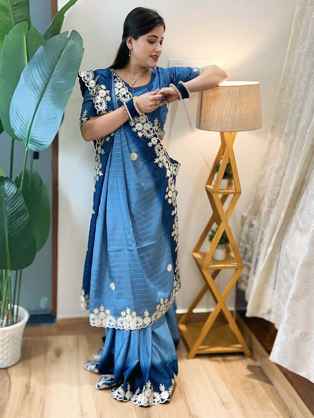 Ynf Crepe Silk RIN128 Daga & gota Silk Sarees Wedding Collections Festive Collections Wholesale Crepe Silk Saree Designer Silk Sarees Silk Sarees For Weddings Manufacturer