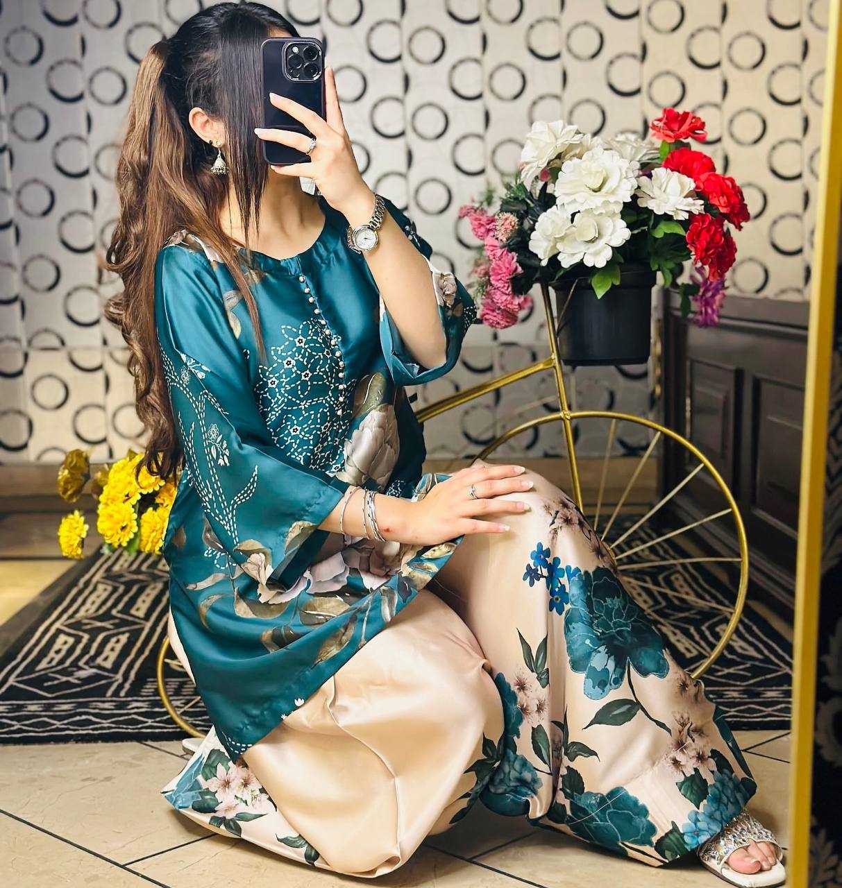 Ynf Crepe Silk RIN197 4791 Suits & Dresses Wholesale Party wear suits Bridal Suits Designer Suits Manufacturer