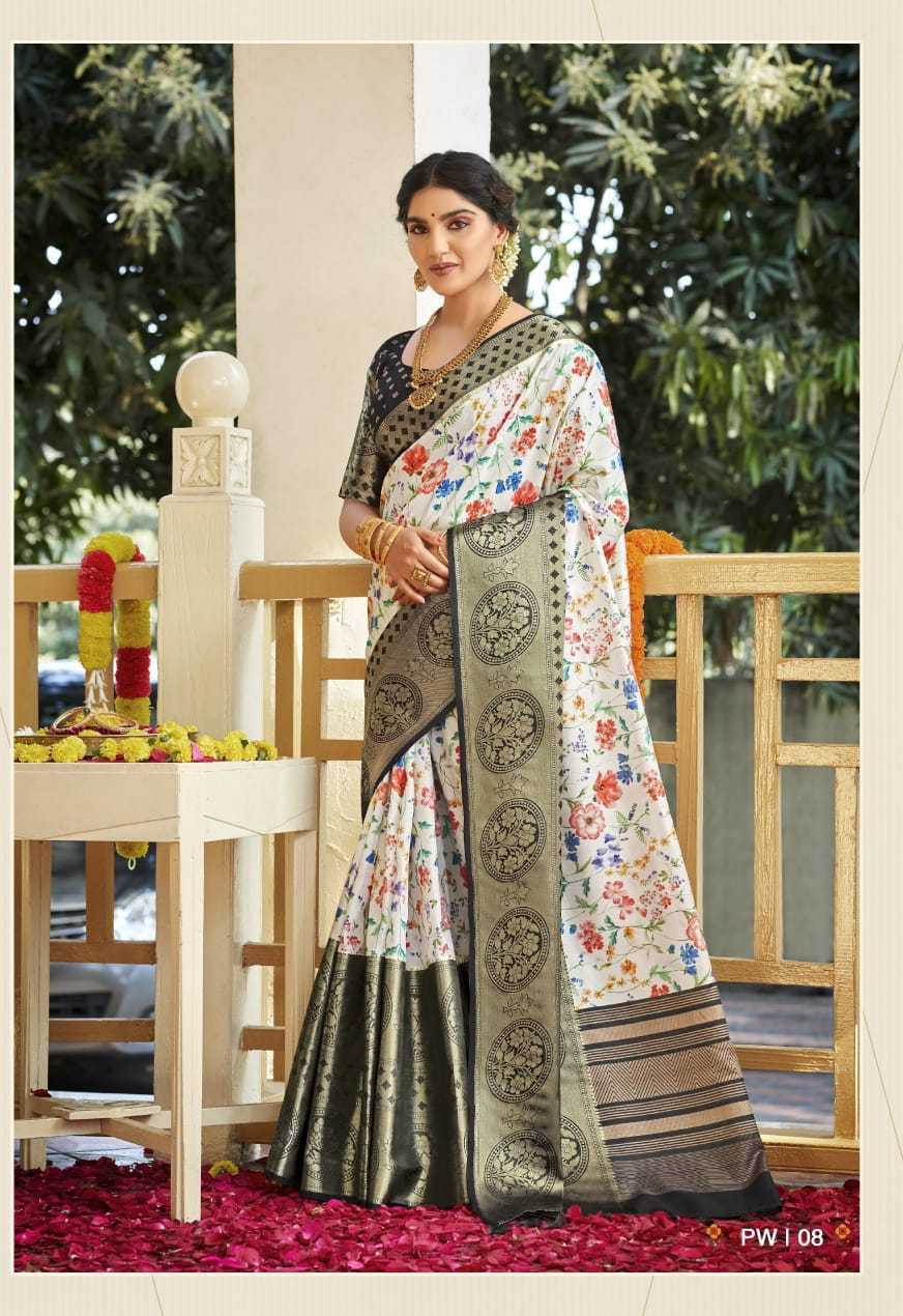 Ynf Crepe Silk RIN203 Contrast Rich Silk Sarees Wedding Collections Wholesale Printed Silk Saree Crepe Silk Saree Designer Silk Sarees Manufacturer