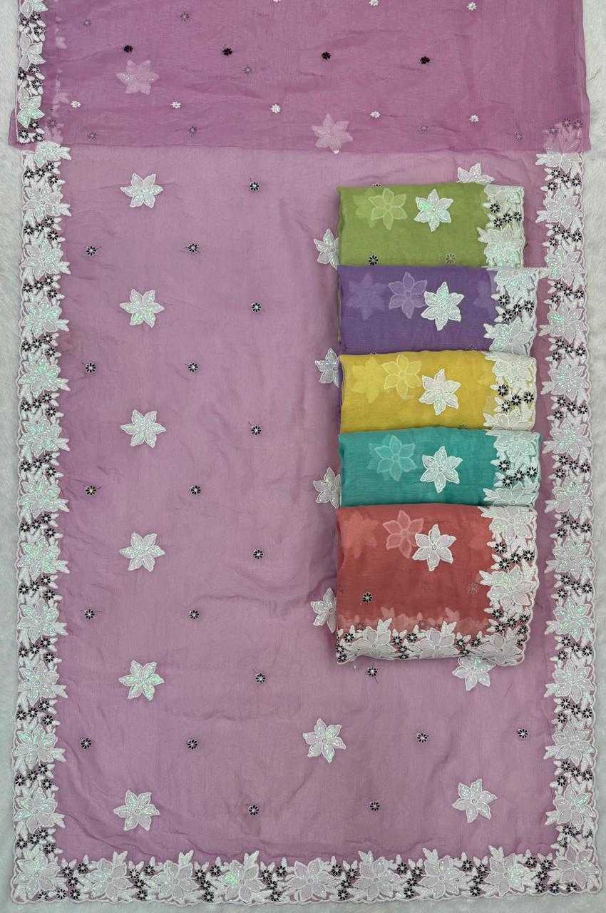 Ynf Crunchi KESH114 2797 Sarees Wedding Collections Festive Collections Wholesale Embroidered Sarees Cutwork Saree Manufacturer