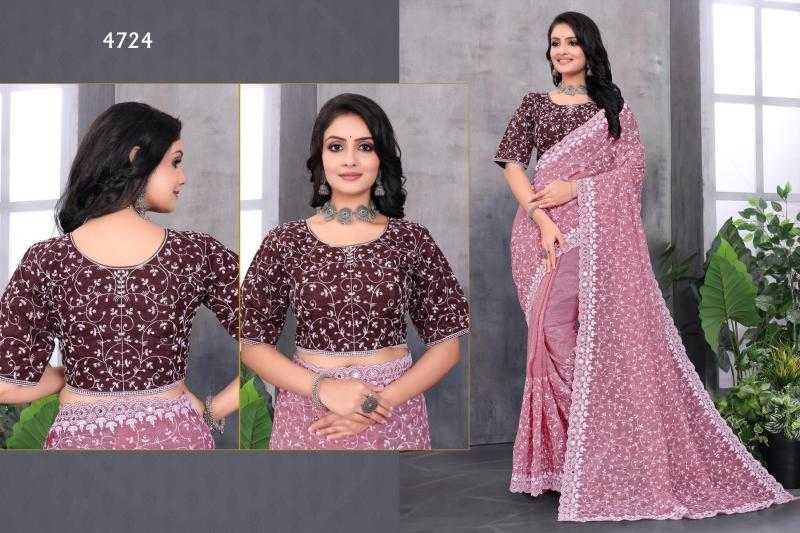 Ynf Crunchi KESH114 4724 Sarees Wedding Collections Festive Collections Wholesale Designer Sarees Mirror Work Saree Wedding Outfits Manufacturer
