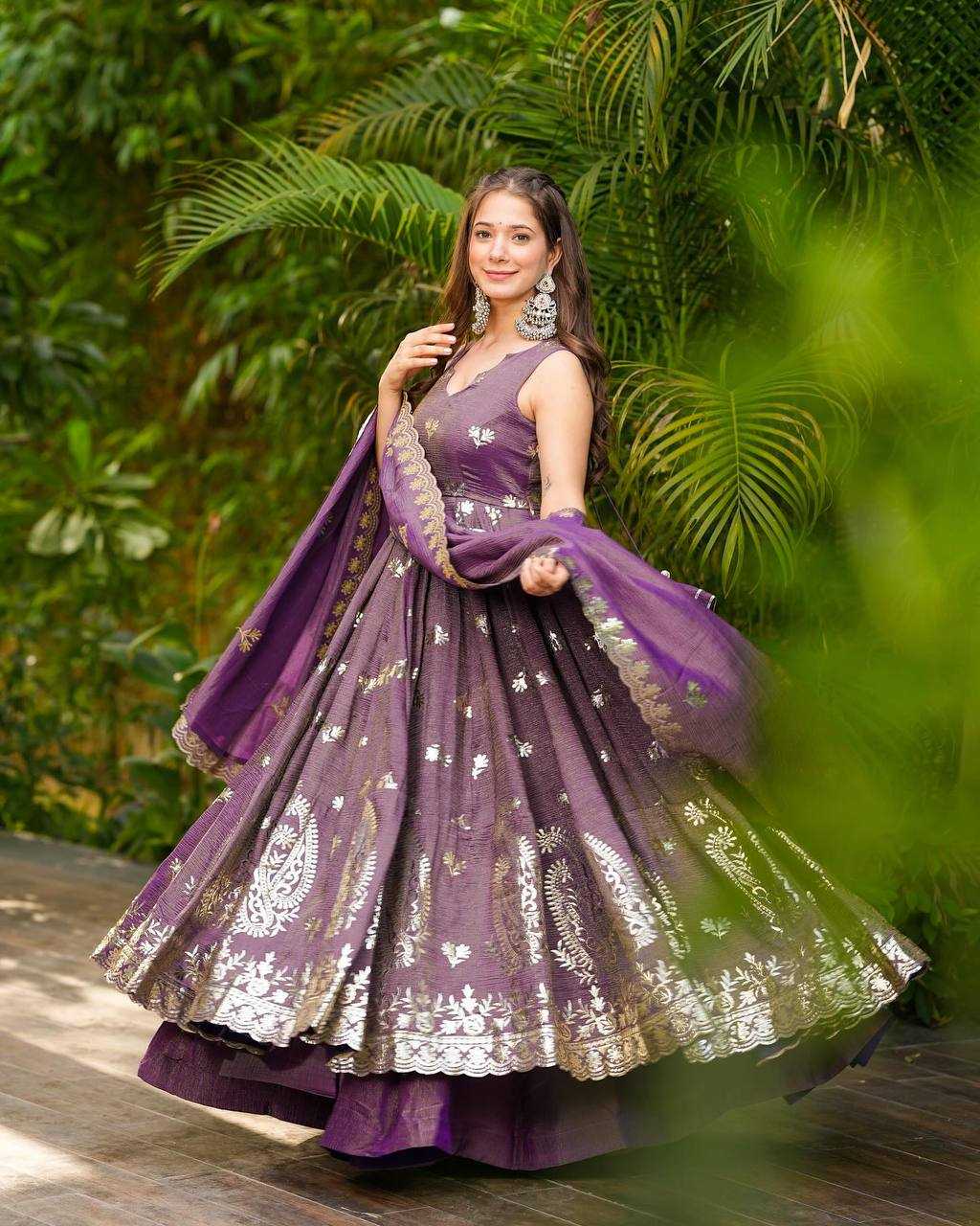 Ynf Crunchi KESH499 5283 Suits & Dresses Wedding Collections Festive Collections Wholesale Embroidery Suits Palazzo Suit Ladies Silk Suit Manufacturer