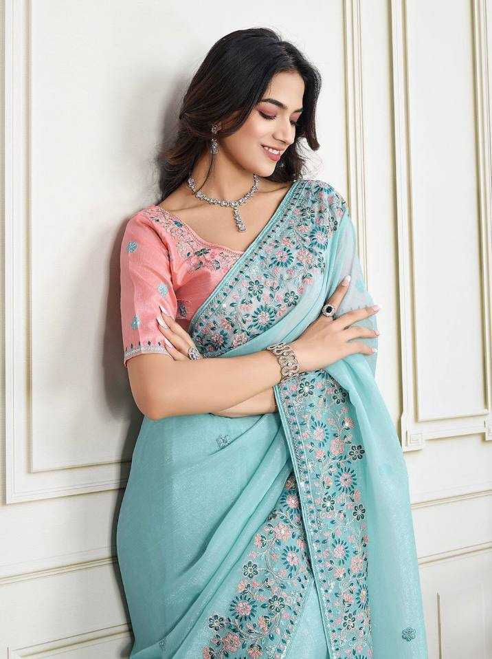 Ynf Crunchi RIN188 Suvarna Silk Sarees Wedding Collections Wholesale Embroidered Silk Sarees Sangeet Outfits Manufacturer
