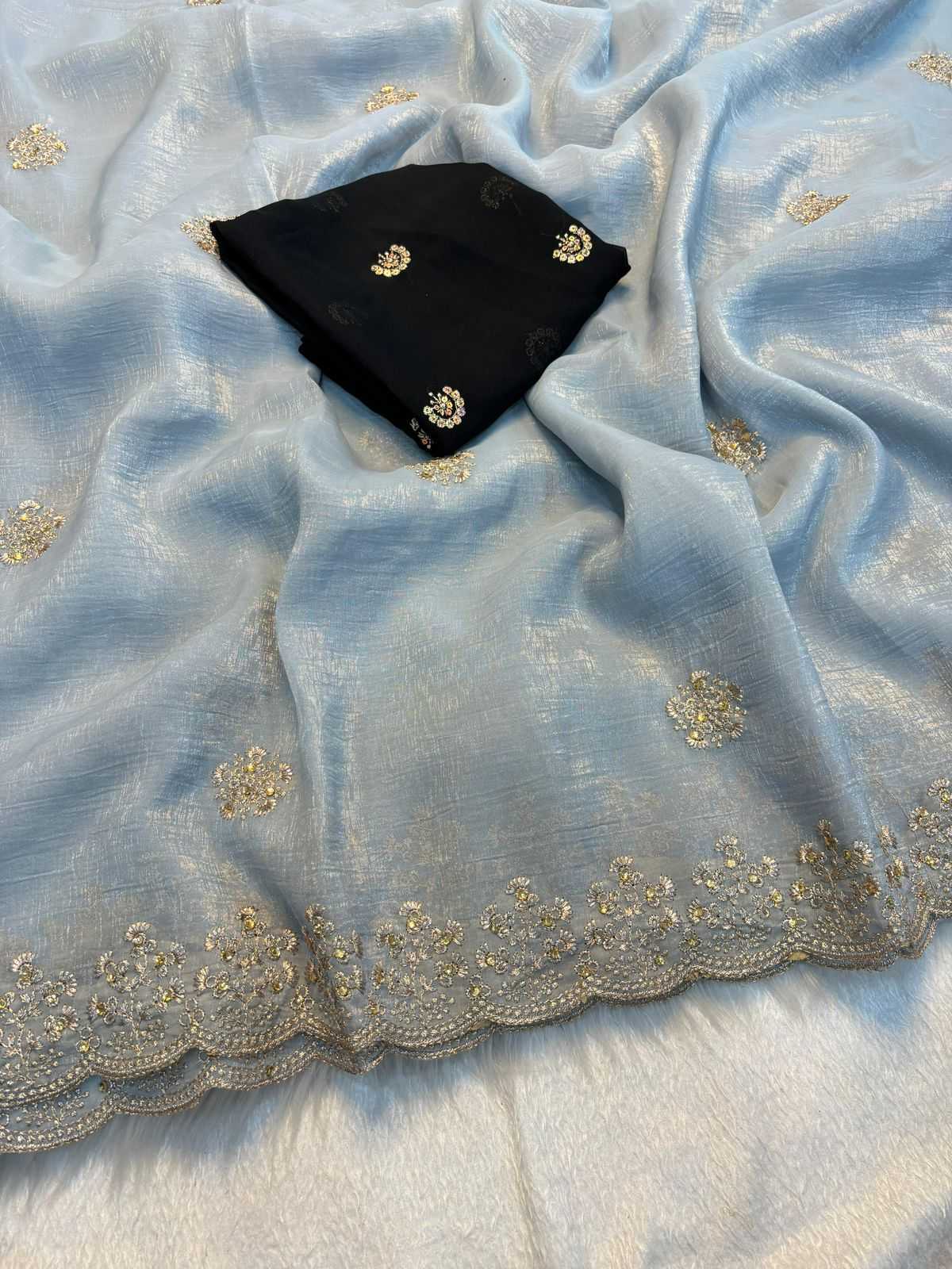 Ynf Crunchi RIN199 304 Sarees Wedding Collections Festive Collections Wholesale Designer Sarees Embroidered Sarees Wedding Outfits Manufacturer