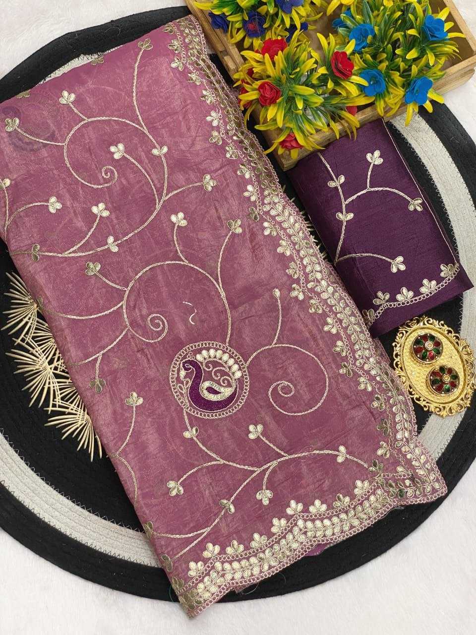 Ynf Crunchi RIN216 kayara Sarees Wholesale Party Wear Sarees Embroidered Sarees Butta Sarees Manufacturer