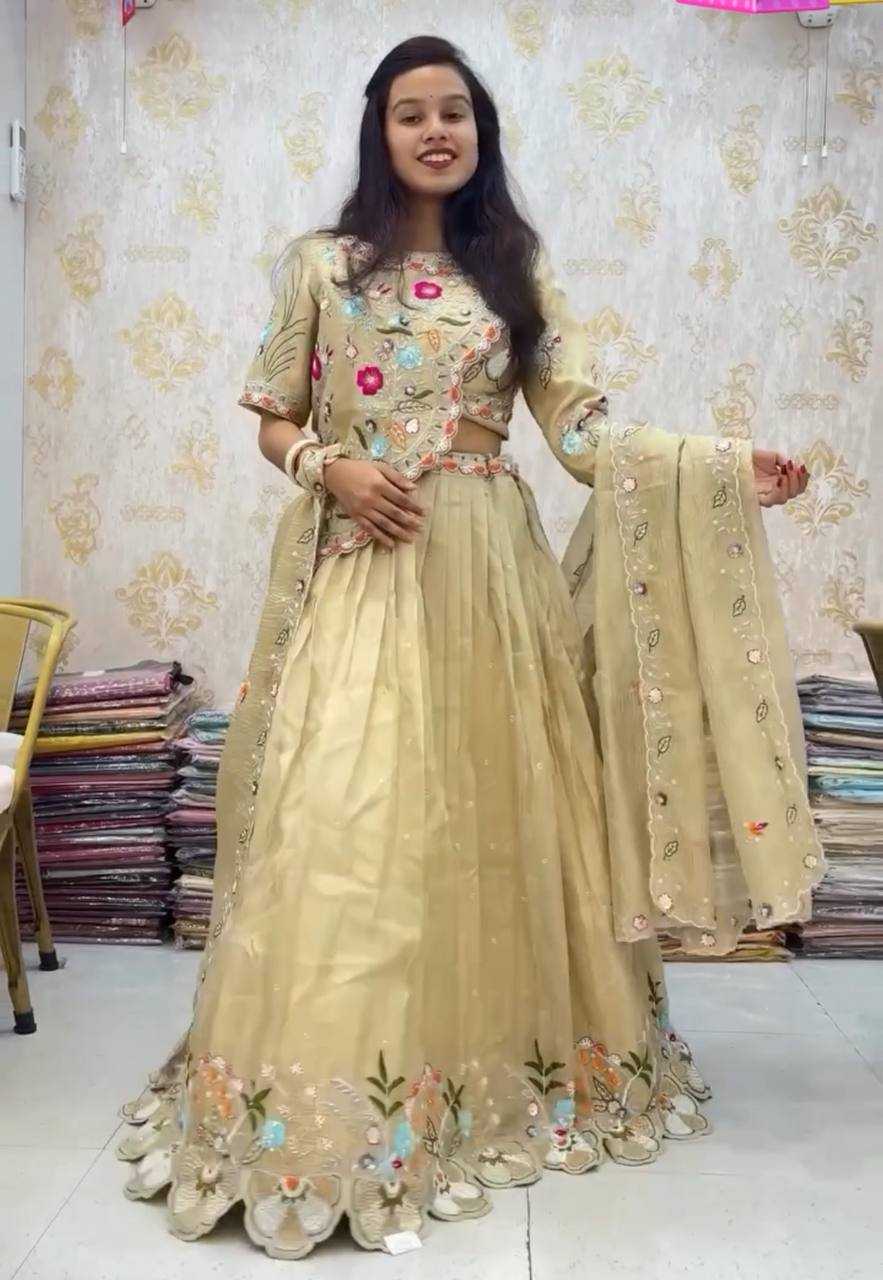 Ynf Crush Silk KESH497 243 Lehengas Wholesale Fancy Lehenga Silk Lehenga Embroidered Lehenga Manufacturer