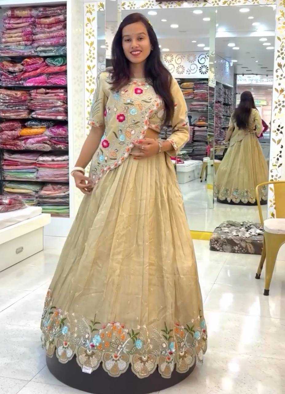 Ynf Crush Silk KESH497 243 Lehengas Wholesale Fancy Lehenga Silk Lehenga Embroidered Lehenga Manufacturer