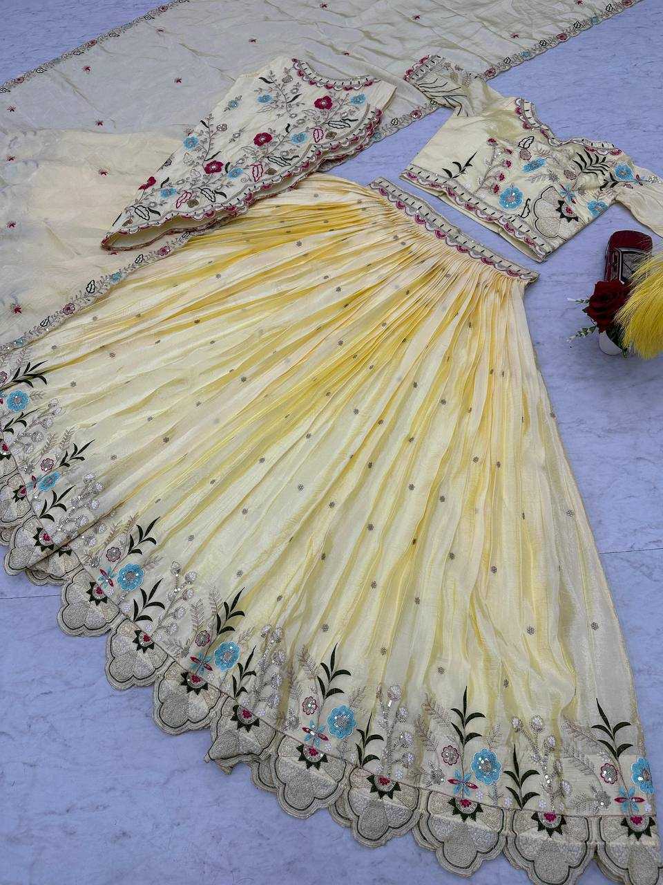 Ynf Crush Silk KESH497 243 Lehengas Wholesale Fancy Lehenga Silk Lehenga Embroidered Lehenga Manufacturer