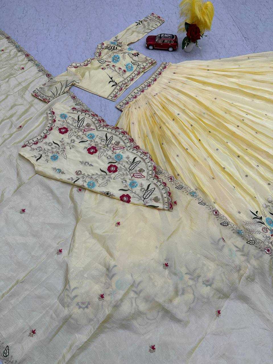 Ynf Crush Silk KESH497 243 Lehengas Wholesale Fancy Lehenga Silk Lehenga Embroidered Lehenga Manufacturer