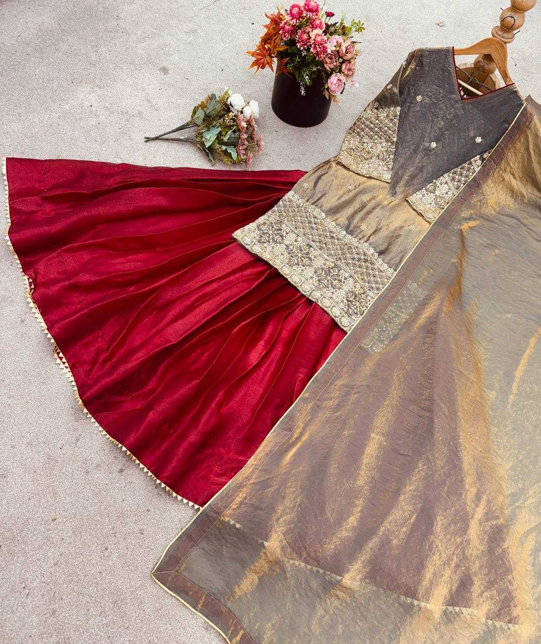Ynf Crush Silk KESH499 5280 Lehengas Wedding Collections Festive Collections Wholesale Embroidered Lehenga Lehenga With Dupatta Wedding Outfits Manufacturer