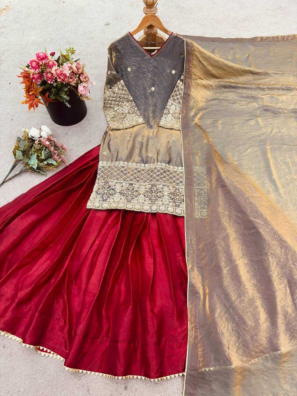 Ynf Crush Silk KESH499 5280 Lehengas Wedding Collections Festive Collections Wholesale Embroidered Lehenga Lehenga With Dupatta Wedding Outfits Manufacturer