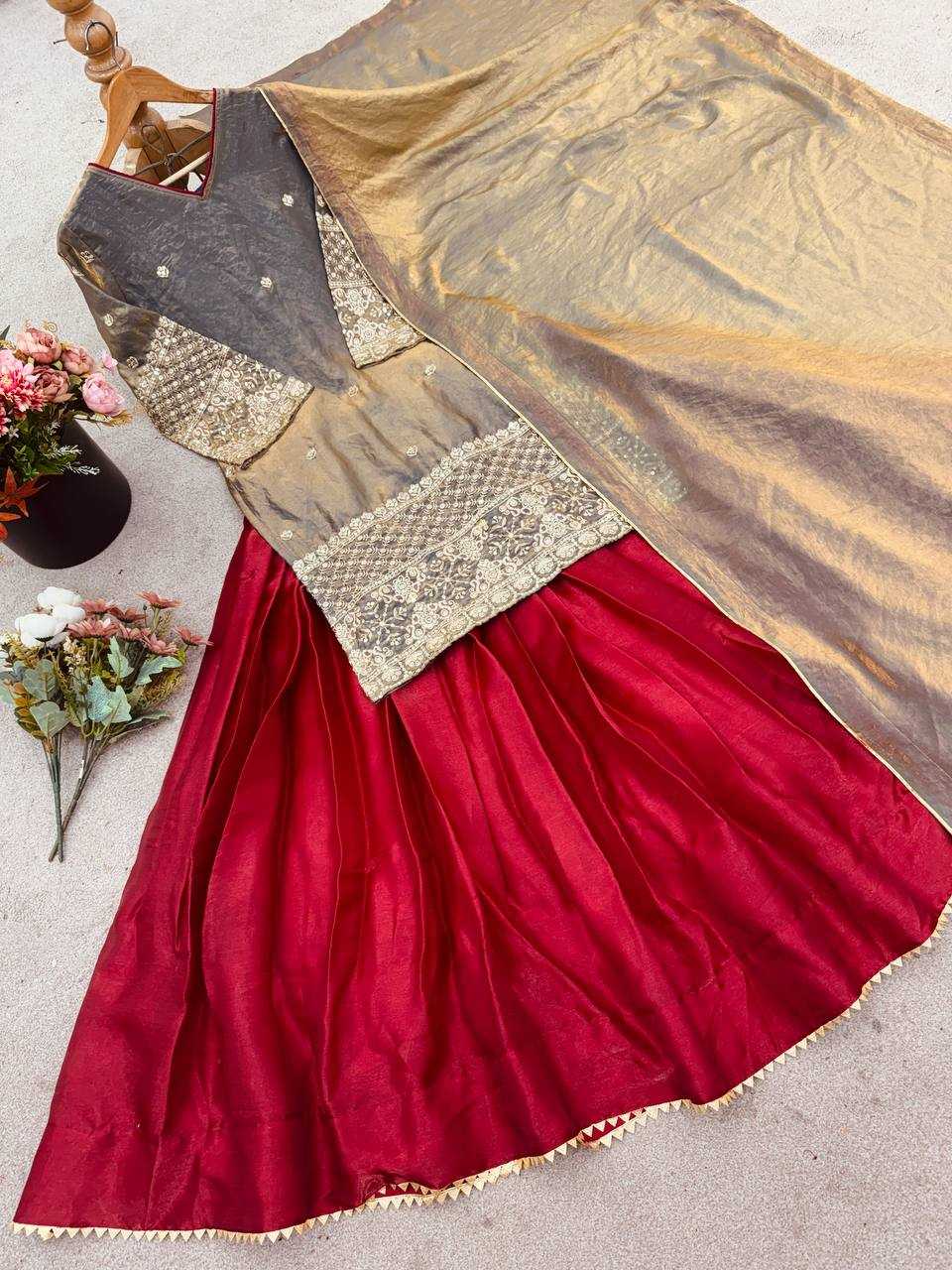 Ynf Crush Silk KESH499 5280 Lehengas Wedding Collections Festive Collections Wholesale Embroidered Lehenga Lehenga With Dupatta Wedding Outfits Manufacturer