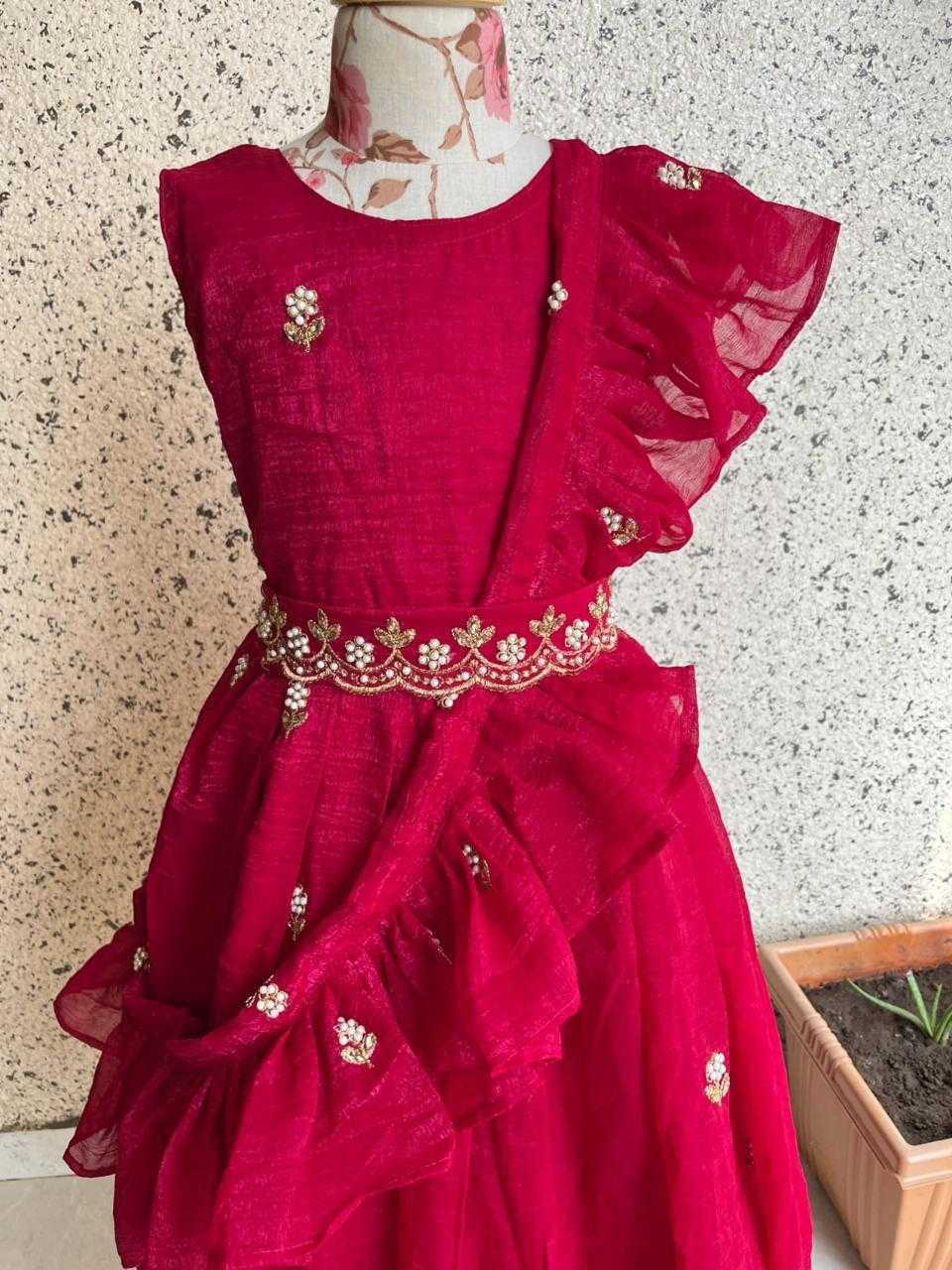 Ynf Crush Silk KESH503 8109 Kids Wear Wholesale Kids Gown Kids Ethnic Gowns Manufacturer