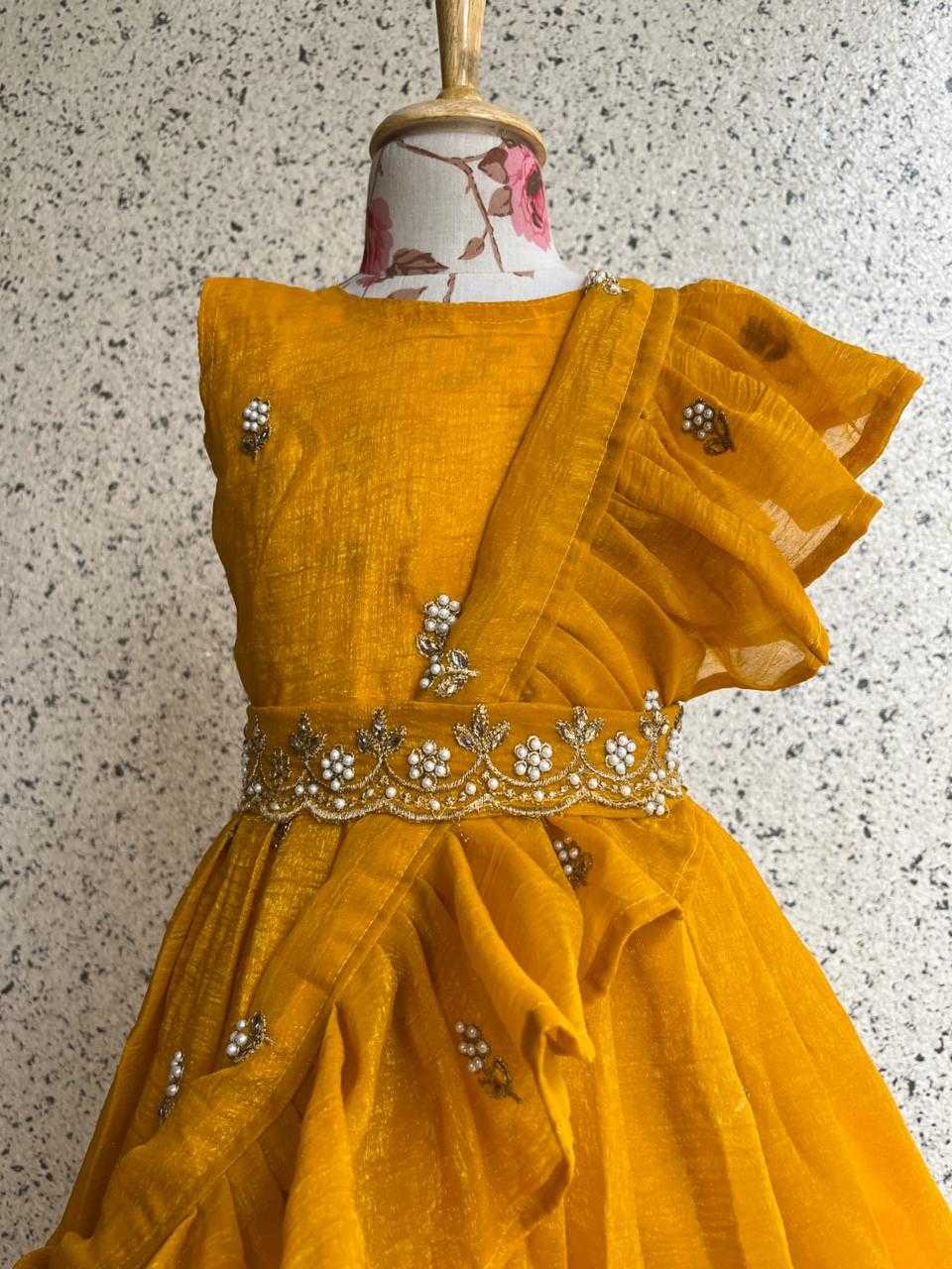 Ynf Crush Silk KESH503 8109 Kids Wear Wholesale Kids Gown Kids Ethnic Gowns Manufacturer