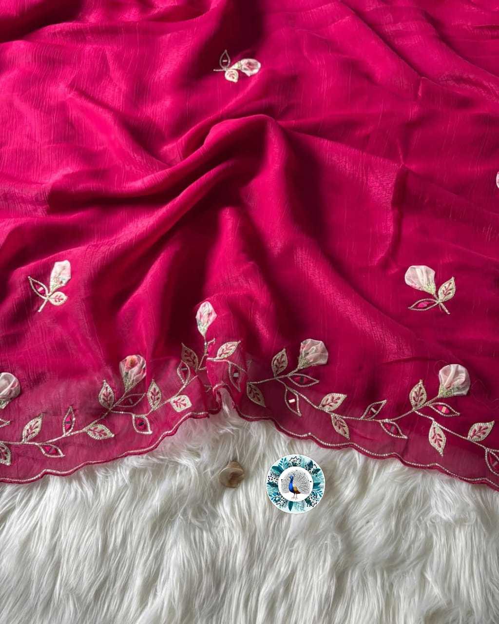 Ynf Crush Silk RIN128 gottpati Silk Sarees Wedding Collections Festive Collections Wholesale Soft Silk Sarees Traditional Silk Sarees Designer Silk Sarees Manufacturer