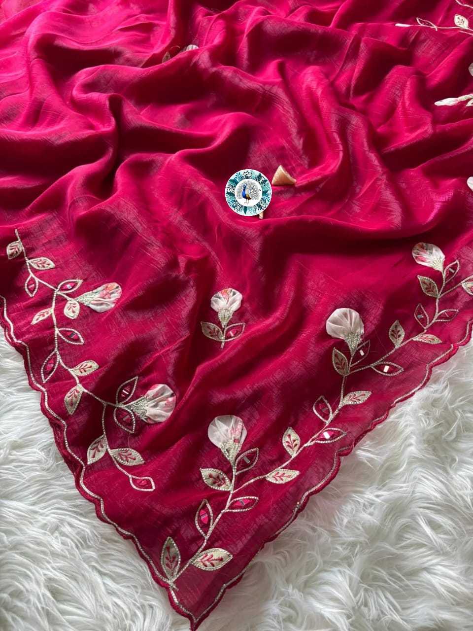 Ynf Crush Silk RIN128 gottpati Silk Sarees Wedding Collections Festive Collections Wholesale Soft Silk Sarees Traditional Silk Sarees Designer Silk Sarees Manufacturer